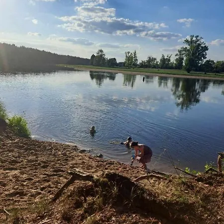 Ferienhaus Oaza Swiety Spokoj - Tiny House Z Balia I Jacuzzi Przy Rzece Narew *
