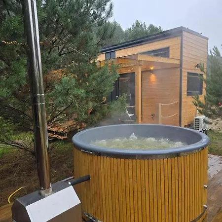 Ferienhaus Oaza Swiety Spokoj - Tiny House Z Balia I Jacuzzi Przy Rzece Narew Rogozno (Wyszkow)