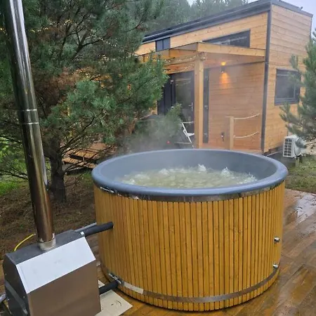 Ferienhaus Oaza Swiety Spokoj - Tiny House Z Balia I Jacuzzi Przy Rzece Narew *